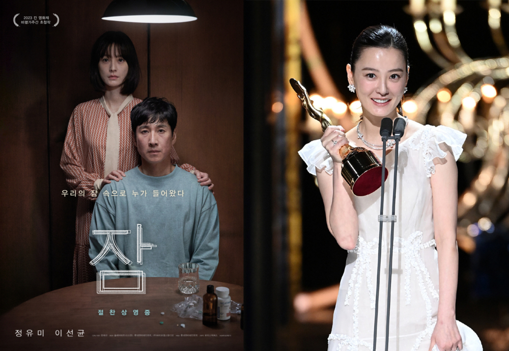 鄭有美憑藉電影《鬼夢遊》在第44屆青龍電影獎拿下影后