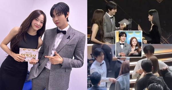 《SBS演技大賞》之安孝燮與「三對CP」同臺XD 和金世正頒獎給金裕貞，幫李聖經披外套超甜~