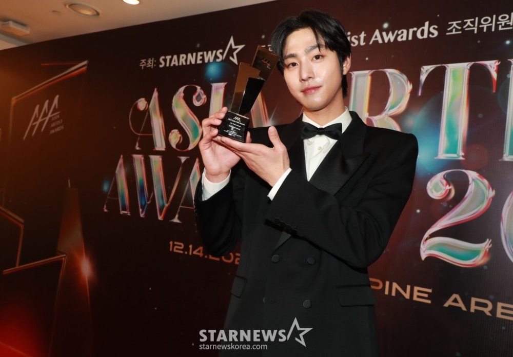 安孝燮還獲得了Hot trend獎。