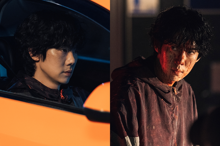 柳演錫在《運氣好的日子》中飾演變態殺人魔。