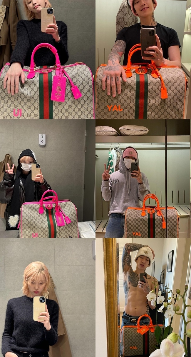 朴載範模仿IU拍照