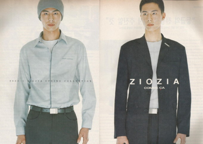 以服飾品牌ZIOZIA的模特兒出道