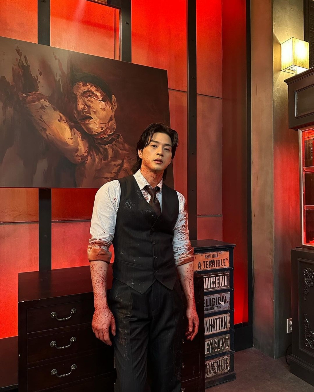 金智勳上傳拍攝花絮照