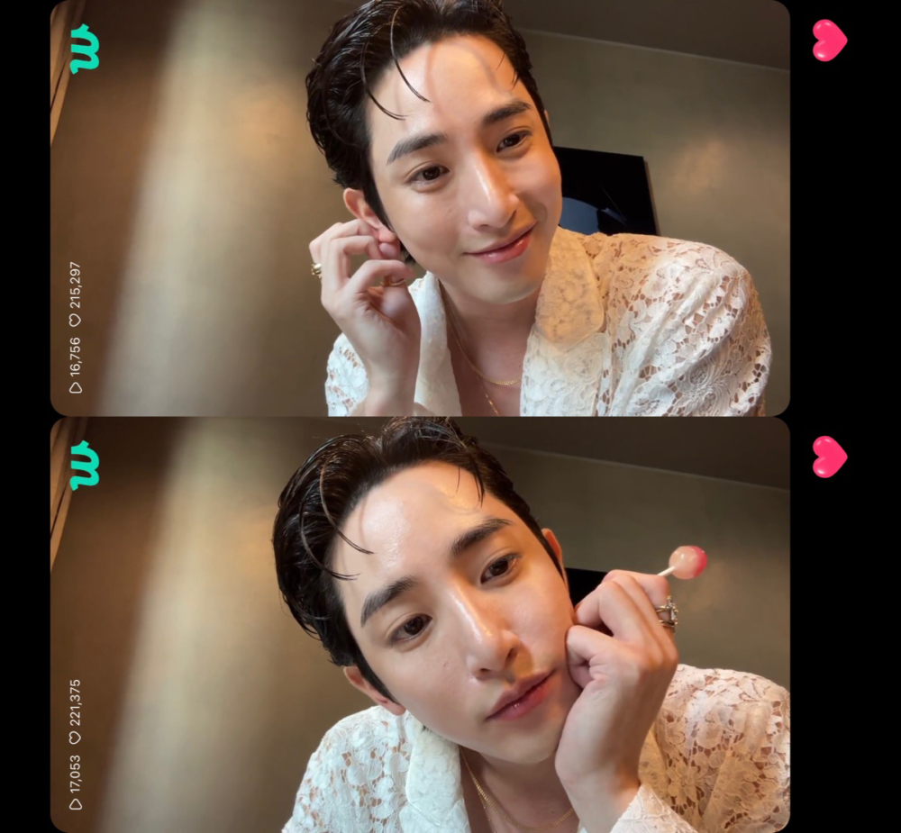 李洙赫在Weverse進行直播