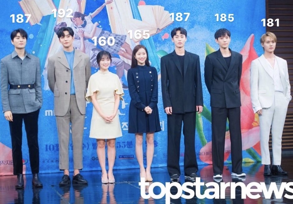 金惠奫與《偶然發現的一天》演員們的身高差