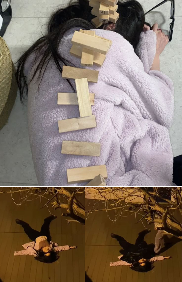 韓韶禧酒醉躺地的模樣原本被讚真性情