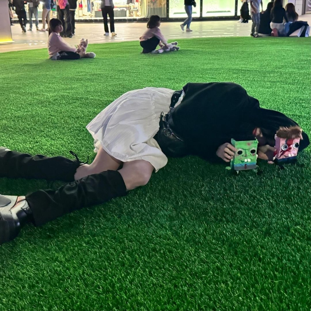 韓韶禧曬情侶款海綿寶寶