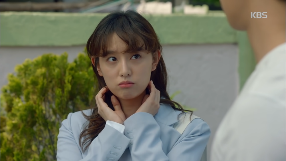 金智媛在《三流之路》也有相同撒嬌台詞