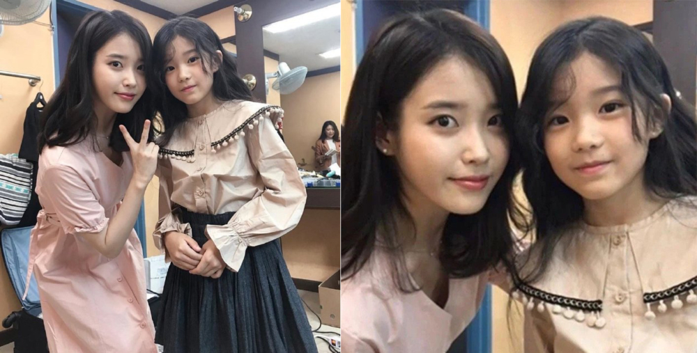 金奎莉與IU合影