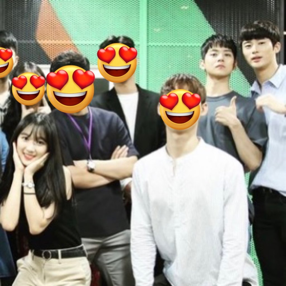 金惠奫和邊佑錫2017年的同框照