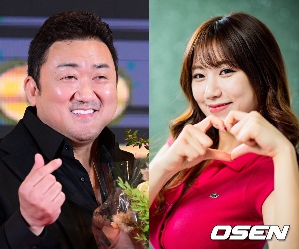 馬東石與妻子藝貞花補辦婚禮