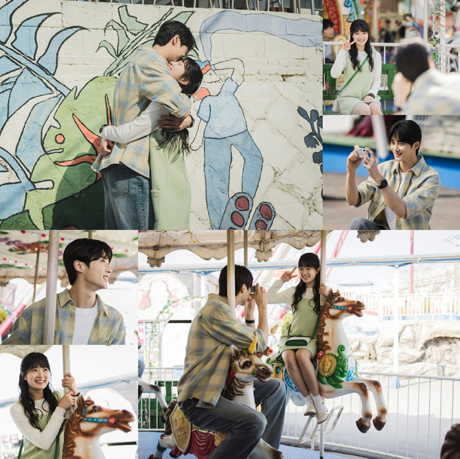 《背著善宰跑》第13集遊樂園約會劇照