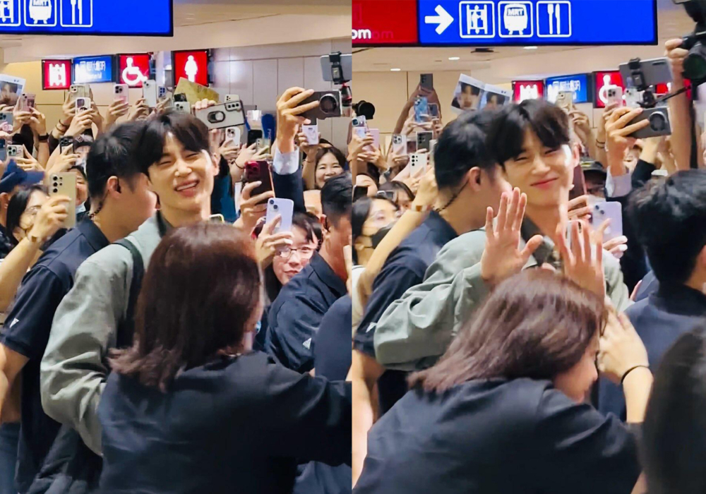 邊佑錫看到粉絲說沒買到票時的表情