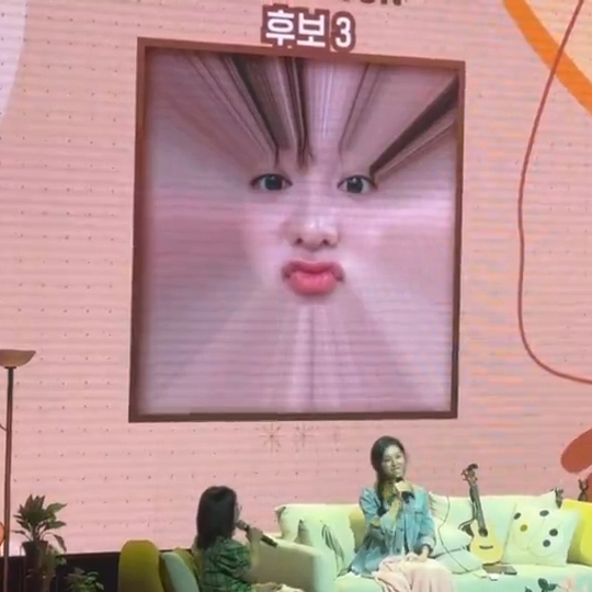 現場粉絲選得是這張3號