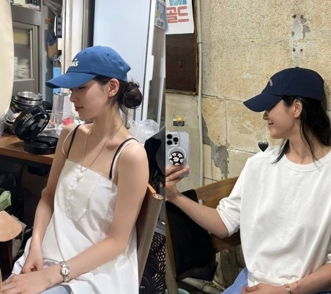 秀智在IG限時動態曬自己與宋慧喬的照片