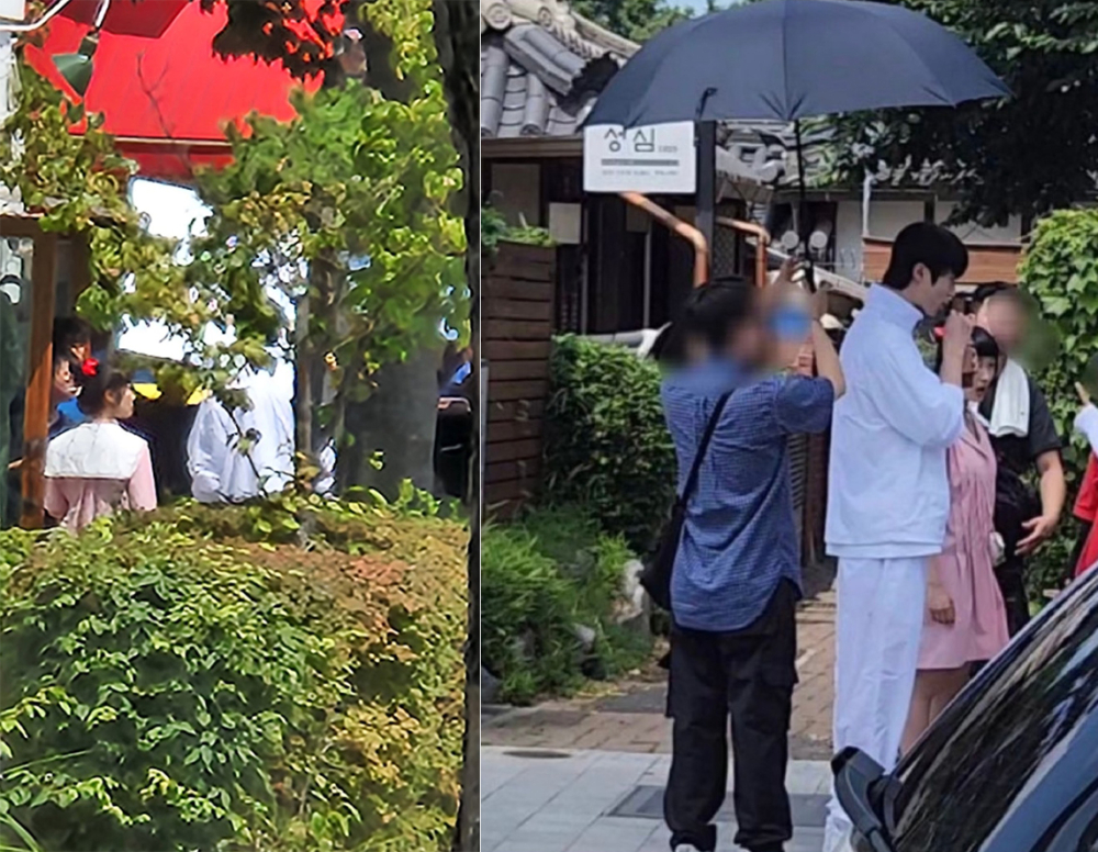 《背著善宰跑》剛開拍不久的路透照