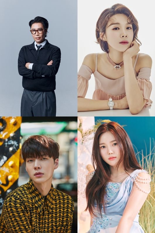 鄭在炯、張度妍(張度練)、安宰賢以及OH MY GIRL隊長效定共同主持