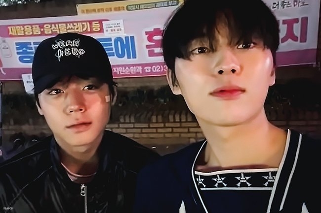 和朴志訓的合照