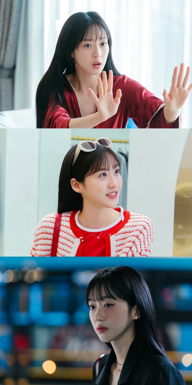 韓智賢則一人分飾兩角，既是以大膽著稱的《社長的菜單》原作作家「南紫妍」，又是她自己所寫的19禁小說女主角營養師「徐妍書」