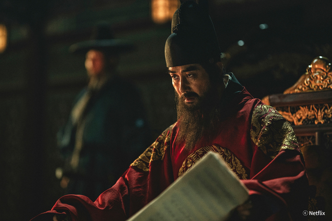 車勝元飾演壬辰之亂爆發後為了自己避難而拋棄百姓的「 宣祖」