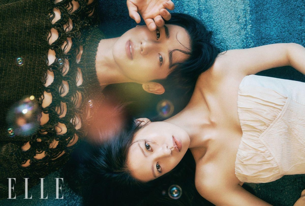 丁海寅與庭沼珉拍攝情侶畫報