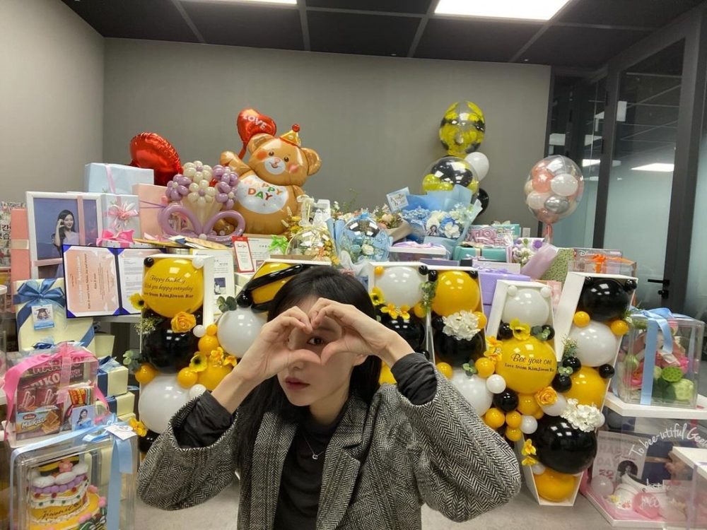 金智媛感謝粉絲的愛