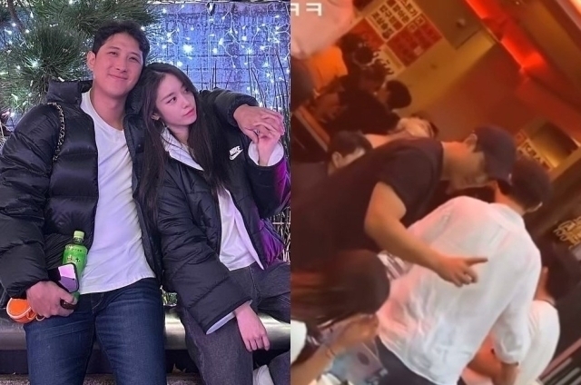 黃載均被目擊到在狎鷗亭的一家酒吧與朋友們喝酒