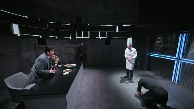 林泰勳向呂敬來大廚下跪行大禮