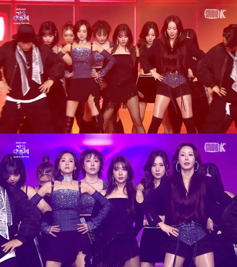 Baby V.O.X時隔14年在《KBS歌謠大祝祭》合體