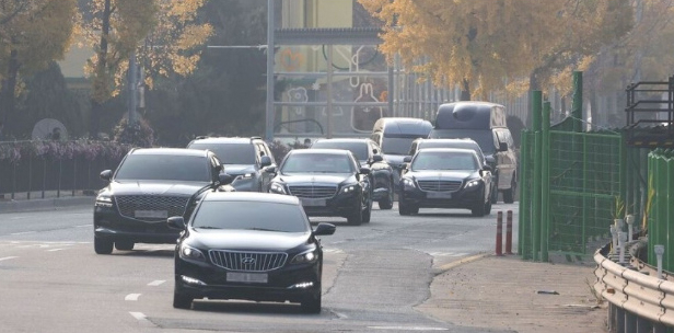 總統上班的車隊
