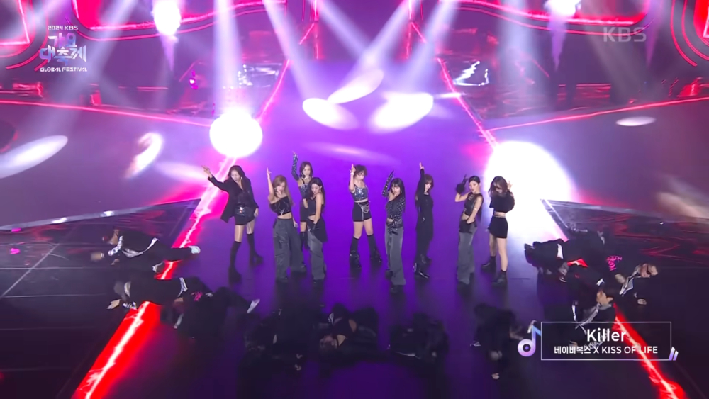 Baby V.O.X與後輩組合KISS OF LIFE合作舞台