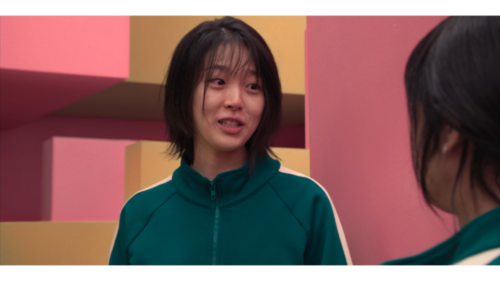 金施恩在劇中飾演95號玩家「金英美」