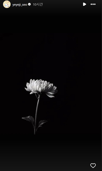 徐睿知在IG上哀悼金賽綸