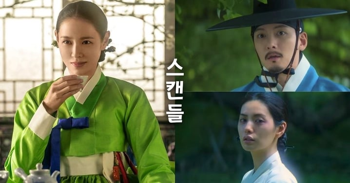 19禁古裝《醜聞》預告公開！孫藝真變身「危險惡女」誘惑池昌旭入局，NANA加盟演寡婦