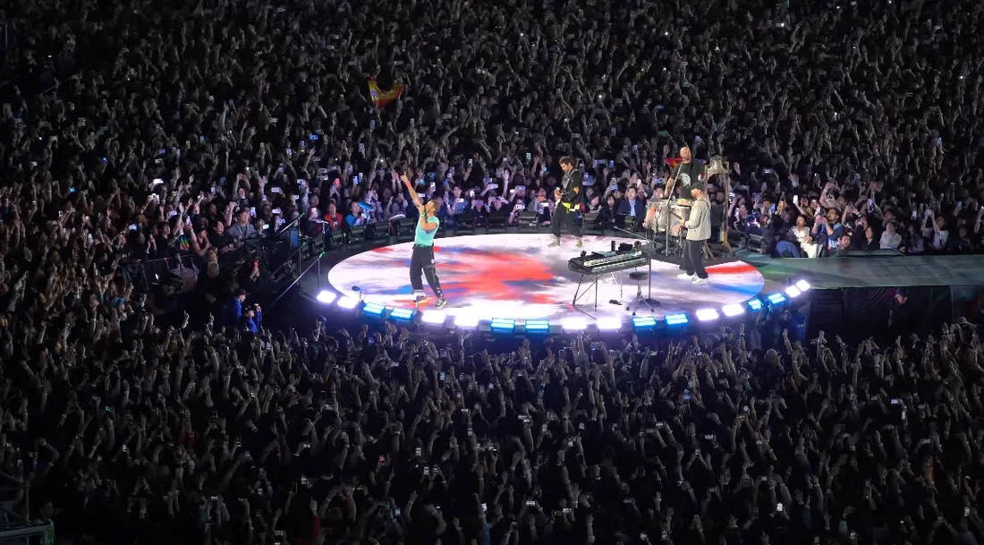 酷玩樂團在韓國舉辦6場演唱會、動員約30萬人