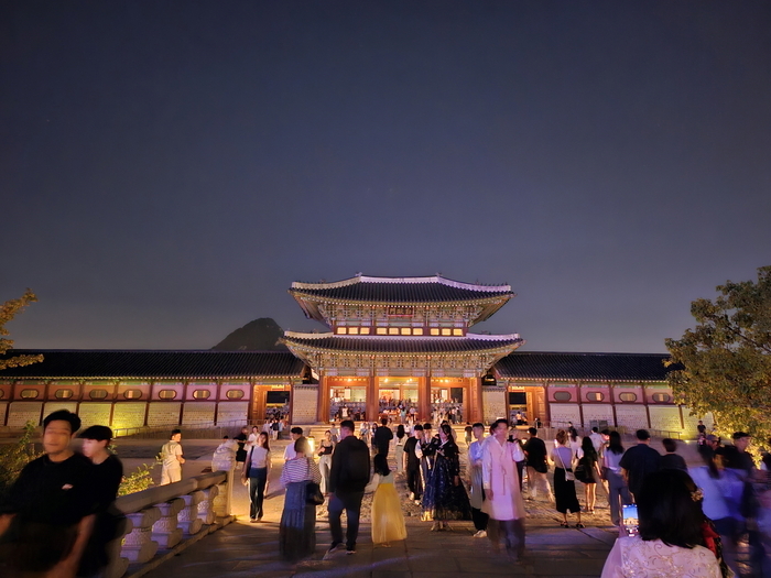 景福宮夜間觀覽已於近期開放