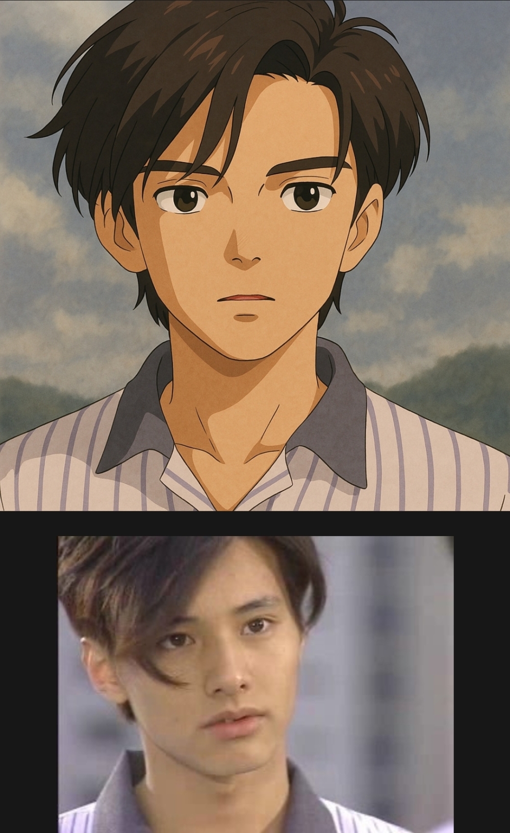 元斌的照片被轉成吉卜力風時