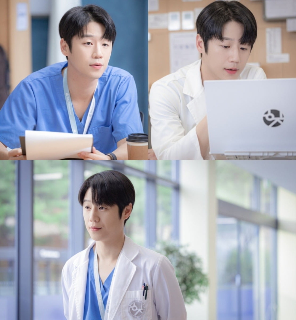 鄭準元在《機智住院醫生生活》飾演住院醫師「具道圓」