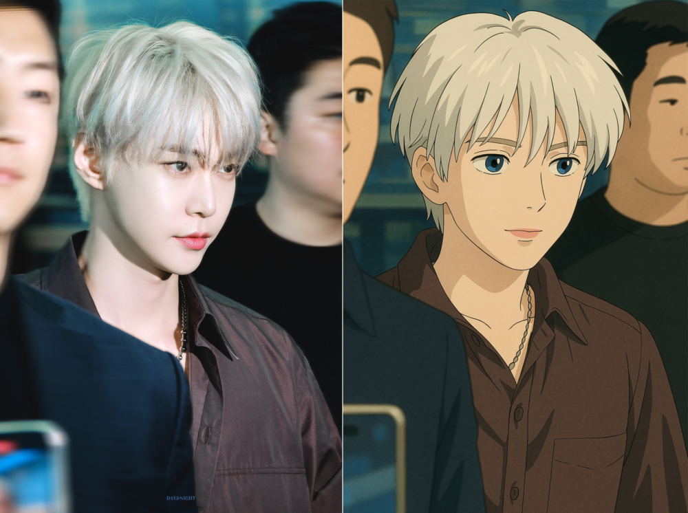 NCT道英的照片被轉成吉卜力風時