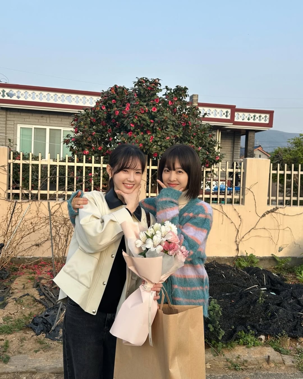 韓宥恩曬出與朴寶英的合照