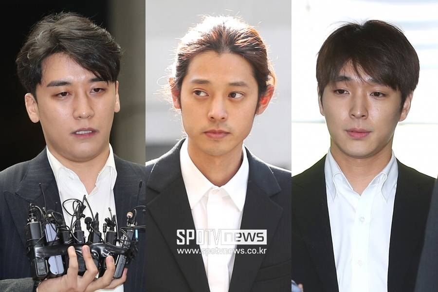 「Burning Sun事件」相關涉案藝人勝利、鄭俊英、崔鐘訓