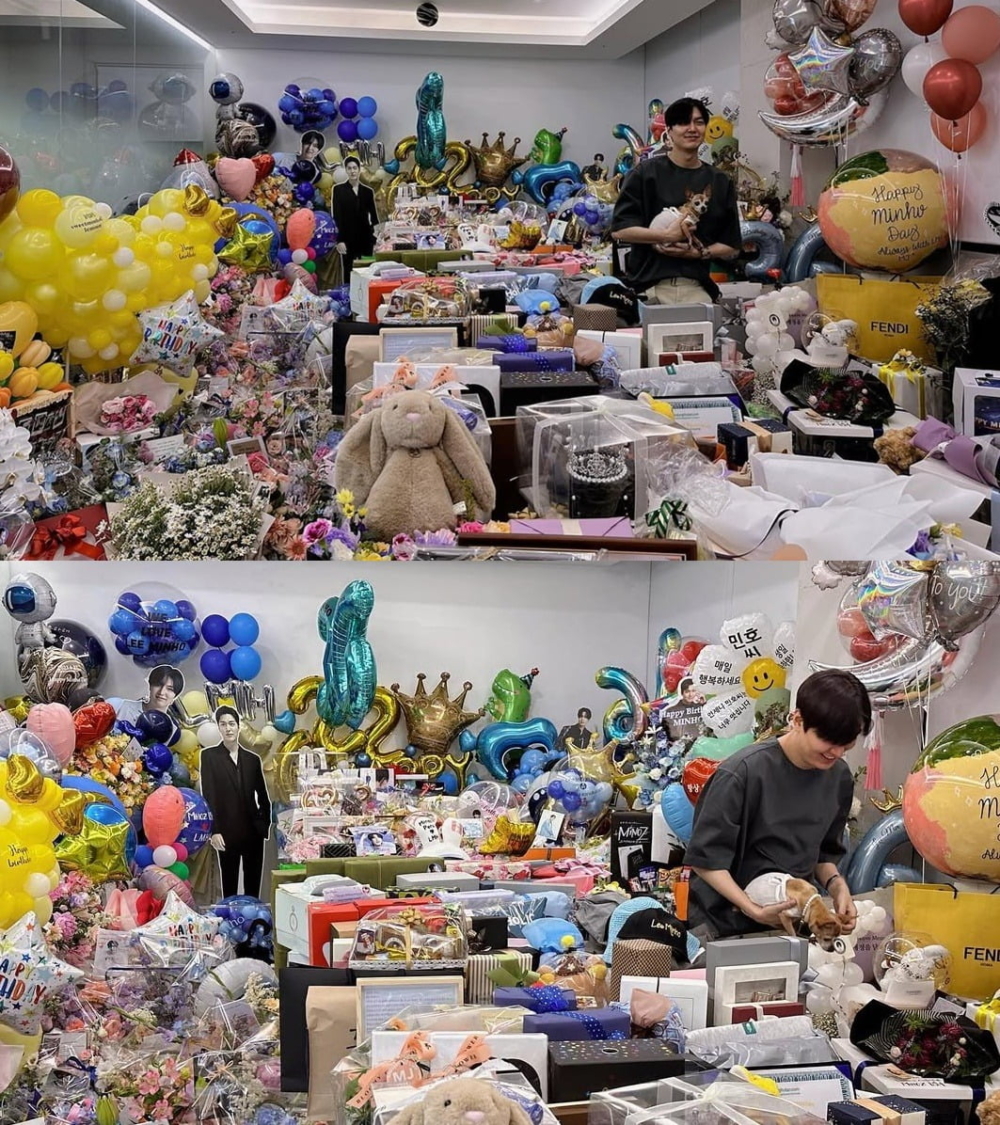 李敏鎬持續「曬禮物」的做法引發討論