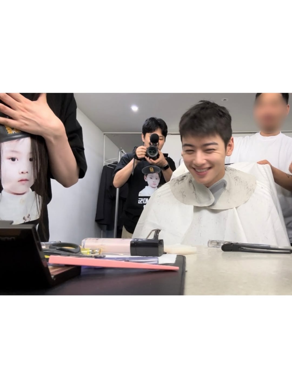 車銀優曬出「剪髮過程」