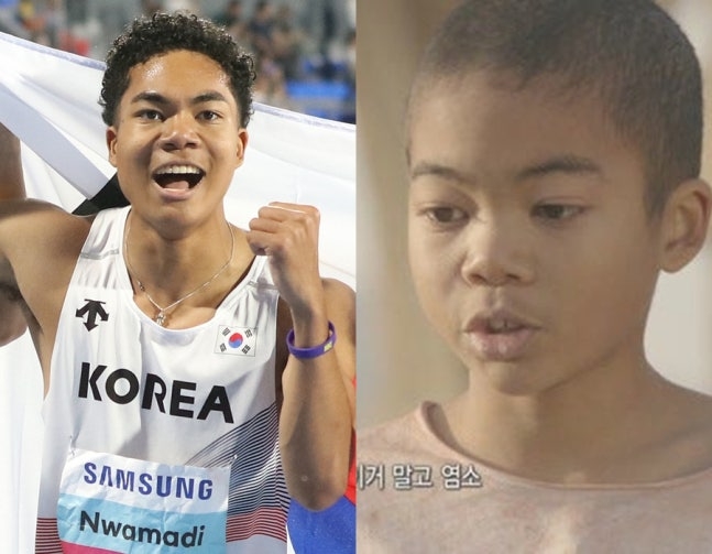 《太陽的後裔》尼日利亞裔韓國童星喬爾鎮.納馬迪(Joeljin Nwamadi) 現已轉型為田徑選手