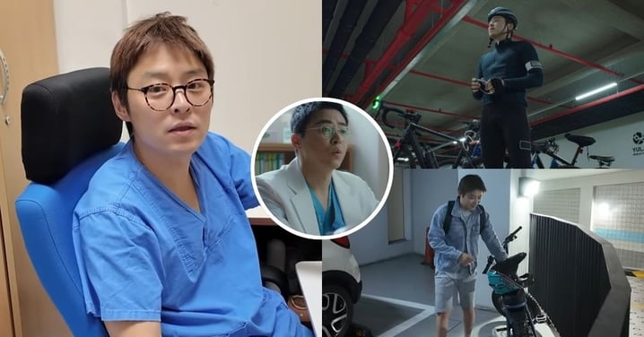 韓網熱議/長得像曹政奭的兒科醫生!「騎脚踏車上班」根本《機醫》現實版李翊晙XD