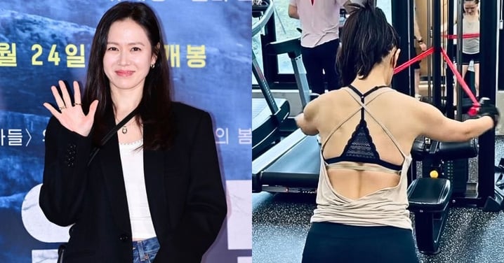 孫藝真一甩溫柔知性形象！小帳曬健身成果「手臂線條+背肌」網驚呆：不愧是自我管理的神
