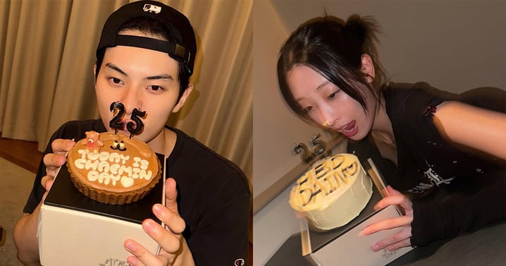 公開戀愛1年半！柳茶憐♥李彩玟「Lovegram」更新？曬同款25歲慶生蛋糕