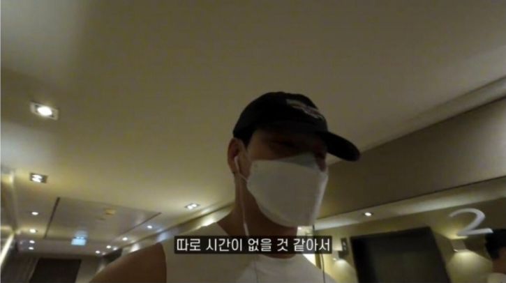 ：感覺之後應該沒有什麼時間運動，所以打算先去健身房一趟