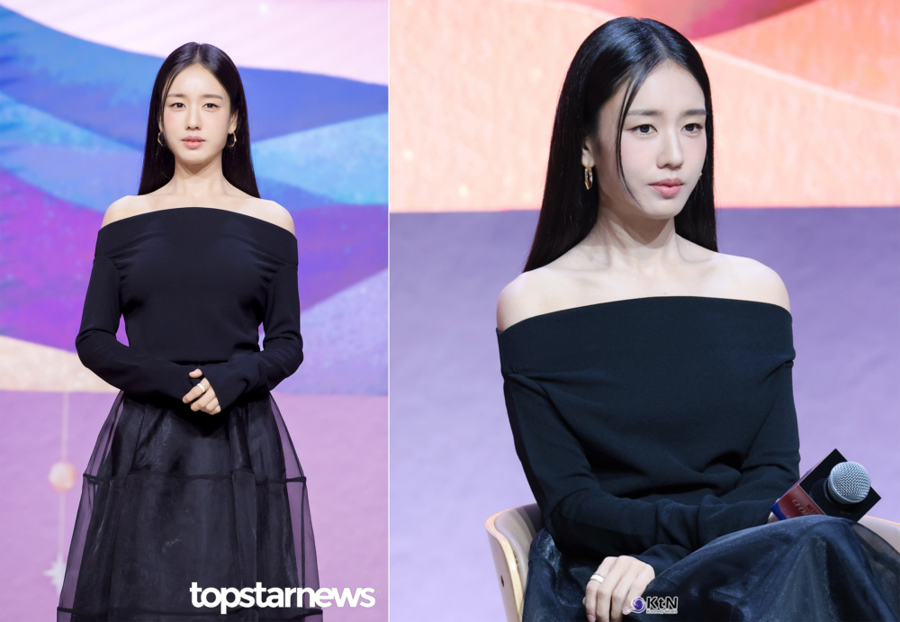 《許願吧,精靈》製作發佈會上的安恩真