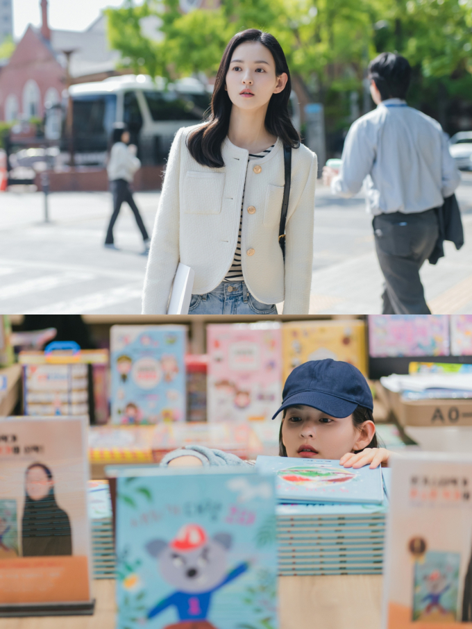 金允慧在《我的完美秘書》中飾演繪本作家「鄭秀賢」